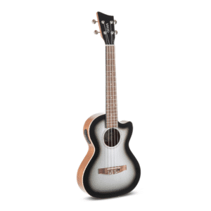 UKULELE R-TE-CE-SILVER GEWA TENOR ELECTRO ACOUSTIQUE MANOA
