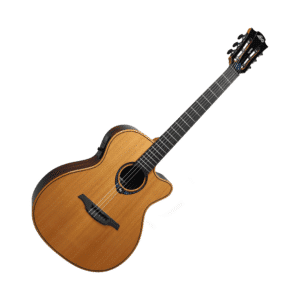 GTR TNHV15ACE LAG TRAMONTANE HYVIBE NYLON HYVIBE CUTAWAY PROMO AU LIEU DE 1099€