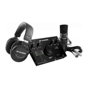 PACK HOME STUDIO AIR192X4SPRO M-AUDIO 24-bit / 192 kHz préamplis « Crystal » INTERFACE AUDIO + CASQUE HDH40 + MICRO NOVA + LOGICIEL