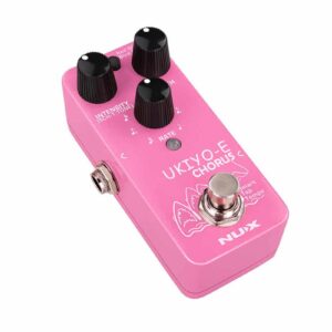 PEDALE EFFETS NUX ROSE CHORUS NUMERIQUE 3 MODES UKIYO-E-CHORUS