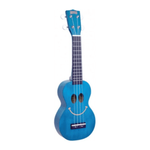 UKULELE + HOUSSE U-SMILE-TBU BLEU MAHALO