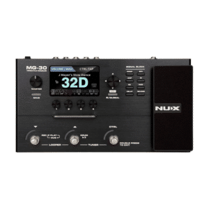 PEDALE MULTI EFFETS MG30 NUX LCD 4&Prime; pour Guitare Electrique