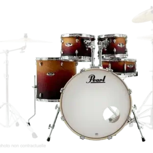 BATTERIE ACOUSTIQUE ROCK 22 POUCES EXL725SBRC-218 PEARL Ember Dawn 5 FUTS