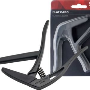 CAPODASTRE GTR CLASSIQUE SCPXFL-BK STAGG plat, type « trigger » (gachette)