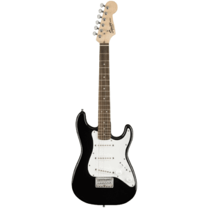 GTR ELECT 037-0121-506 SQUIER NOIRE Mini Stratocaster, Laurel Fingerboard, Black / SQ MINI STRAT LRL BLK