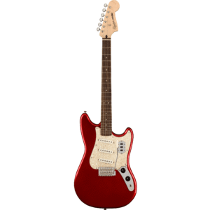 GTR ELECT 037-7010-509 SQUIER Paran Cyclone Laurel Fingerboard, Pearloid Pickguard, Candy Apple Red