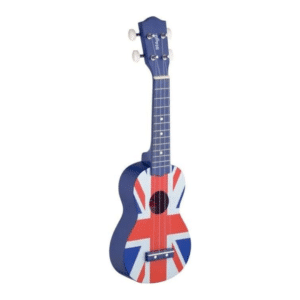 UKULELE US UK-FLAG STAGG SOPRANO TILLEUIL UK + HOUSSE