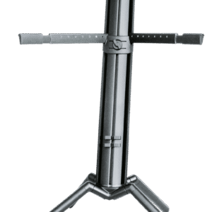 STAND CLAVIER NOIR 18860B K&M 2 NIVEAUX EXTENSIBLE