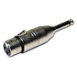 ADAPTATEUR XLR F/ JACK MALE MONO ADA/XFJM AUDIOPHONY H2503