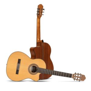 GTR CLASSIQUE GRACIANO CM-CE ANGEL LOPEZ EA CEDRE MASSIF MANCHE ACAJOU
