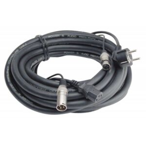 CABLE HYBRIDE VDE/CEE XLR M/XLR F 10M CDUO-10 AUDIOPHONY H9274