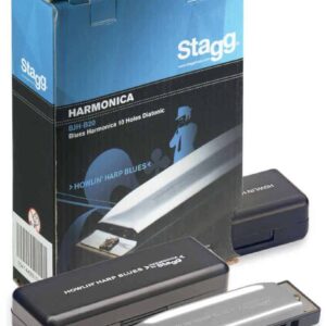 HARMONICA BLUES DIATONIQUE LA MAJEUR 10 TROUS STAGG
