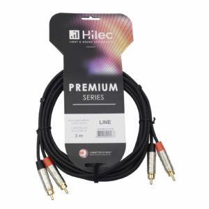 CABLE CLPRO2RCA/3 3M 2X4mm 2XRCA/2XRCA-REAN HILEC H11162