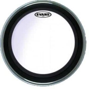 PEAU GROSSE CAISSE SABLEE BLANC 18&Prime; EVANS EMAD BD18EMADCW