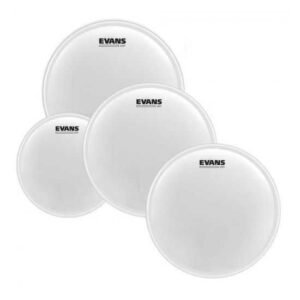 PACK STANDARD EVANS UV1 12&Prime; 13&Prime; 16&Prime; ET PEAU FRAPPE 14&Prime; CAISSE CLAIRE BLANC SABLEE EPP-UV1-S