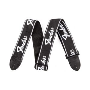 SANGLE NOIR RUNNING LOGO BLANC 099-0671-000 FENDER