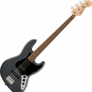 GTR BASSE 4 CORDES 037-8601-569 AFFINITY JAZZ BASS SQUIER Charcoal Frost Metallic Affinity Jazz Bass, Laurel Fingerboard, Black Pickguard