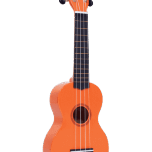 UKULELE SOPRANO + HOUSSE MR1-OR ORANGE BRILLANT MAHALO