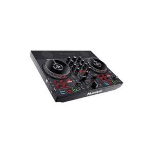 CONTROLEUR COMPACT PARTYMIXLIVE2 NUMARK 2 VOIES + 8 PADS + CARTE SON + LUMIERES + MONITEUR intégré