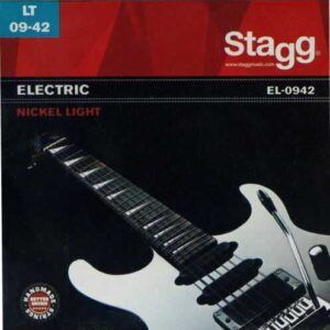 JC ELECT. EL0942 STAGG acier nickélé Light (09-11-16-24-32-42)