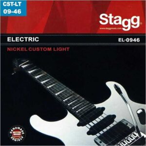 JC ELECT. EL0946 STAGG en acier nickélé Custom light (09-11-16-26-36-46)