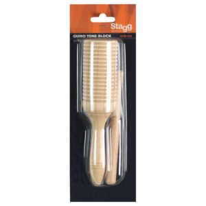 TUBE RESONANT GTB-124 STAGG GUIRO AVEC MAILLET