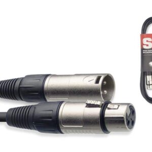 CABLE XLR MALE/XLR FEMELLE MICRO 20M SMC20 STAGG