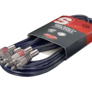 CABLE 2 RCA M / 2 RCA F 3M STC3C STAGG