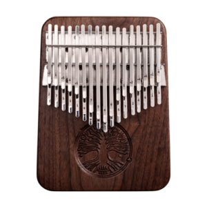 KALIMBA CHROMATIQUE KYT34B HLURU 34 NOTES ARBRE DE VIE NOYER NOIR BLACKWALNUT AVEC HOUSSE KYT34B-BlackWalnut