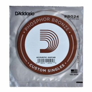 CORDE A L&rsquo;UNITE 024 FIL PHOSPHOR BRONZE D&rsquo;ADDARIO