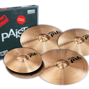 SET DE CYMBALE 870599508 PAISTE MEDIUM 14&Prime; Hi-Hat 18&Prime; Crash 20&Prime; Ride Crash supplémentaire 16&Prime;