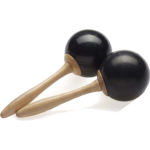 MARACAS FIBRE MRW-16 LA PAIRE STAGG NOIR