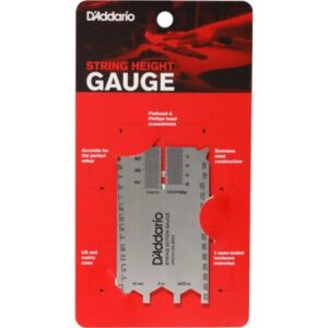 REGLE MESURE PW-SHG-01 D&rsquo;ADDARIO AJUSTER ACTION DES CORDES