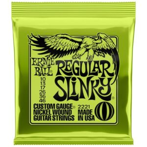 JC ELECT. NICKEL 10-46 REGULAR SLINKY 2221 ERNIE BALL