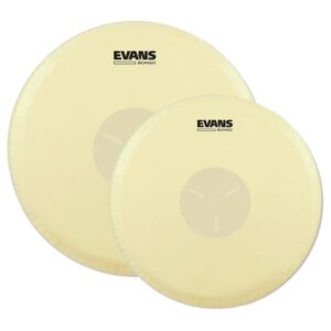PEAUX DE RECHANGE BONGO EB0709 EVANS Tri-Center, 7 1/4 + 9 5/8 pouces (LA PAIRE)