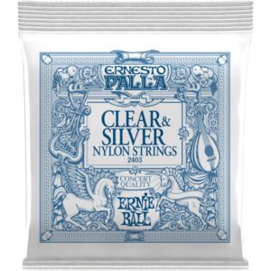 JC CLASSIQUE 2403 ERNIE BALL NYLON ARGENTE CEB 2403 533101 Tirant : 28-32-40-30-36-42