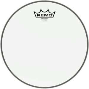 PEAU BATT. SD-0112-00 REMO DIPLOMAT 12&Prime; CLEAR pour TOM Simple Pli (Frappe/Résonance)