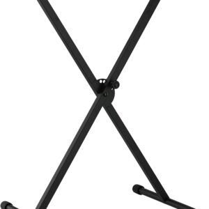 SUPPORT CLAVIER F900520 PURE GEWA NOIR PLIABLE Hauteur 68 - 92cm Charge max 18kg