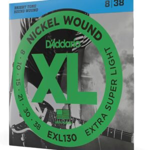 JC ELECT. EXTRA SUP. LIGHT 08-10-15-21-30-38 EXL130 D&rsquo;ADDARIO
