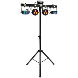 J/L MULTIFXBAR MAC MAH Barre Animation 2 Derby + 2 Par LED