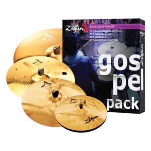PACK CYMBALES AC0801G ZILDJIAN Set Gospel 14&Prime;-17&Prime;-18&Prime;-21&Prime; PZI AC0801G 515862
