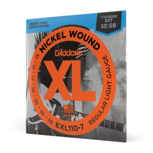 JC ELECT. XL FILE ROND NICKEL LIGHT 7C EXL110-7 10-13-17-2636-46-59 D&rsquo;ADDARIO