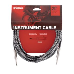 CABLE INSTRUMENT PW-BG-20BG D&rsquo;ADDARIO TRESSE GRIS 6M