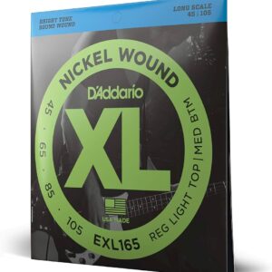 JC BASSE 4 CORDES SOFT REGULAR 45-65-85-105 D&rsquo;ADDARIO EXL165