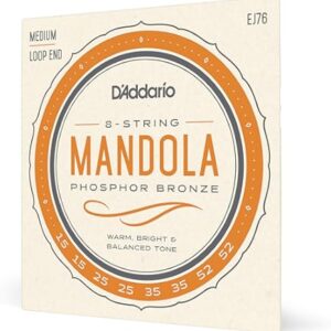 JC MANDOLIN MEDIUM EJ74 D&rsquo;ADDARIO 11-40 Phosphor Bronze