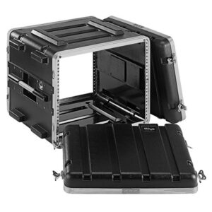 FLIGHTCASE ABS-8U STAGG RACK 19&Prime; 8 UNITES AVEC POIGNEES 8728