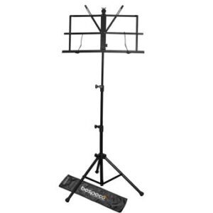 PUPITRE PLIABLE NOIR + SAC DE TRANSPORT BP01X BESPECO H MIN 52CM – MAXI 110CM