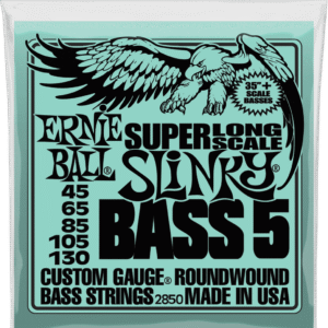 JC BASSE 5C 2850 ERNIE BALL SLINKY SUPER LONG SCALE 45-130 5C 45-65-85-105-130