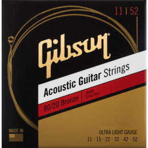 JC GTR ACOUSTIQUE GIBSON 80/20 BRONZE ULTRA LIGHT 11-52 SAG-BRW11
