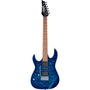 GTR ELECTRIQUE GRX70QALTBB IBANEZ GAUCHERE TRANSPARENT BLUE BURST